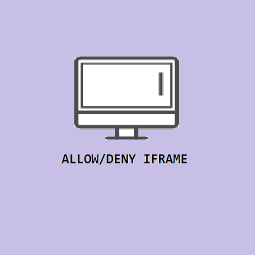 תמונה של ALLOW/DENY IFRAME